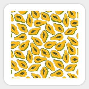 Papaya slices Sticker